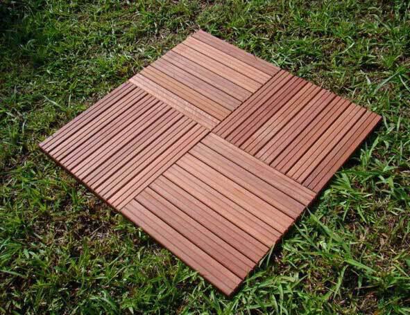 Dalles maçaranduba (massaranduba) pour terrasse bois PELTIER BOIS